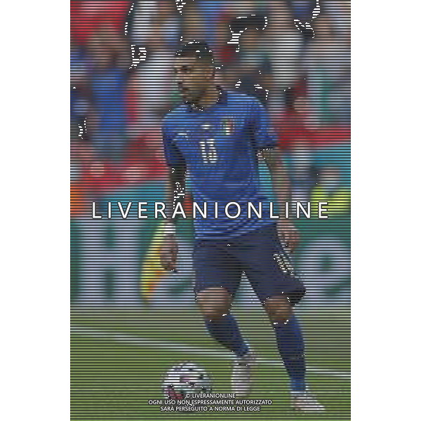 Campionato Europeo UEFA EURO 2020 gara semifinale ITALIA - SPAGNA del 06/07/2021 - nella foto: Emerson(Italia) ©Claudio Zamagni/Agenzia Aldo Liverani s.a.s. Emerson(Italia) during European UEFA Championship - UEFA Euro 2020 semifinal soccer match between Italy and Spain at Wembley Stadium in London on July 06 2021 photo credit by Claudio Zamagni/Aldo Liverani Photo Agency