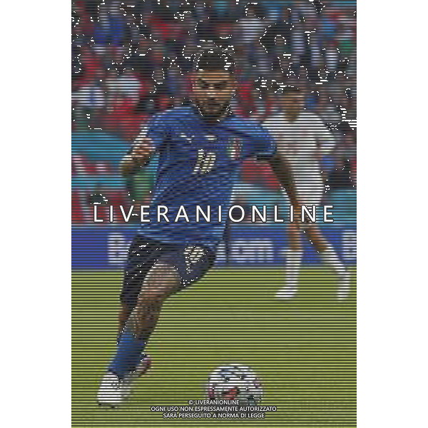 Campionato Europeo UEFA EURO 2020 gara semifinale ITALIA - SPAGNA del 06/07/2021 - nella foto: Insigne Lorenzo(Italia) ©Claudio Zamagni/Agenzia Aldo Liverani s.a.s. Insigne Lorenzo(Italia) during European UEFA Championship - UEFA Euro 2020 semifinal soccer match between Italy and Spain at Wembley Stadium in London on July 06 2021 photo credit by Claudio Zamagni/Aldo Liverani Photo Agency