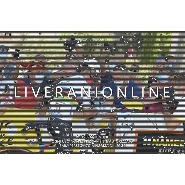 08-07-2021 Tour De France; Tappa 12 Saint Paul Trois Chateaux - Nimes; 2021, Deceuninck - Quick Step; Alaphilippe, Julian; Saint Paul Trois Chateaux; ©SIROTTI/AG. ALDO LIVERANI SAS