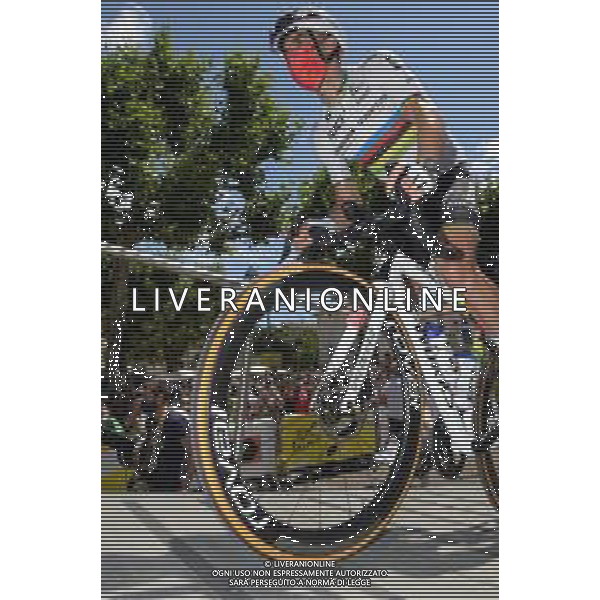 08-07-2021 Tour De France; Tappa 12 Saint Paul Trois Chateaux - Nimes; 2021, Deceuninck - Quick Step; Alaphilippe, Julian; Saint Paul Trois Chateaux; ©SIROTTI/AG. ALDO LIVERANI SAS