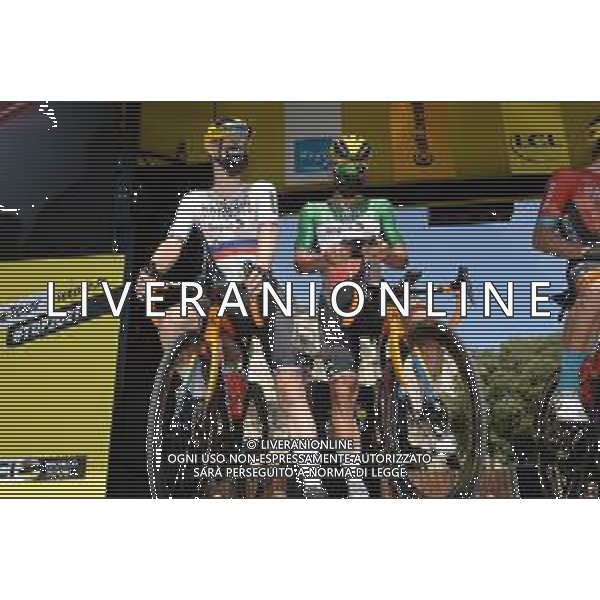 09-07-2021 Tour De France; Tappa 13 Nimes - Carcassonne; 2021, Bahrain - Victorious; Mohoric, Matej; Colbrelli, Sonny; Nimes; ©SIROTTI /AG. ALDO LIVERANI SAS