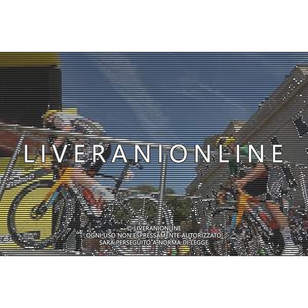 09-07-2021 Tour De France; Tappa 13 Nimes - Carcassonne; 2021, Bahrain - Victorious; Mohoric, Matej; Colbrelli, Sonny; Nimes; ©SIROTTI /AG. ALDO LIVERANI SAS