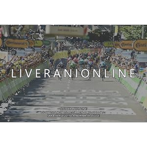 09-07-2021 Tour De France; Tappa 13 Nimes - Carcassonne; 2021, Deceuninck - Quick Step; 2021, Alpecin - Fenix; 2021, Movistar; Cavendish, Mark; Morkov, Michael; Philipsen, Jasper; Garcia Cortina, Ivan; Carcassone; ©SIROTTI /AG. ALDO LIVERANI SAS