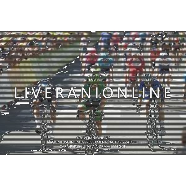 09-07-2021 Tour De France; Tappa 13 Nimes - Carcassonne; 2021, Deceuninck - Quick Step; 2021, Alpecin - Fenix; Cavendish, Mark; Morkov, Michael; Philipsen, Jasper; Carcassone; ©SIROTTI /AG. ALDO LIVERANI SAS