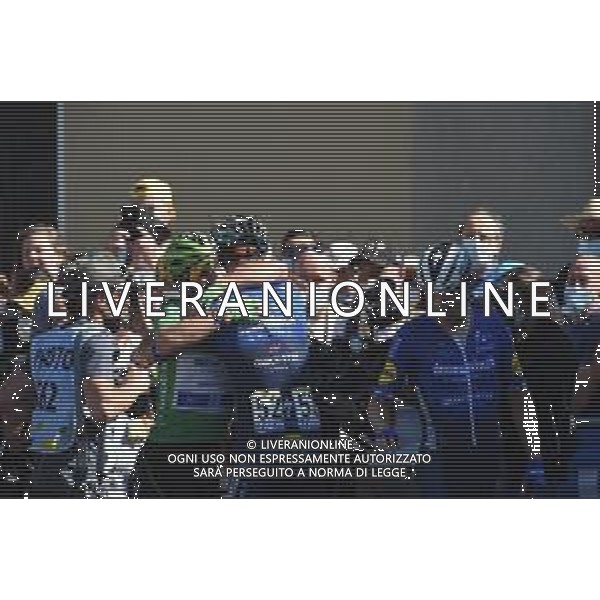 09-07-2021 Tour De France; Tappa 13 Nimes - Carcassonne; 2021, Deceuninck - Quick Step; Cavendish, Mark; Asgreen, Kasper; Morkov, Michael; Carcassonne; ©SIROTTI /AG. ALDO LIVERANI SAS