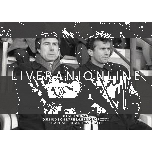 RETROSPETTIVA ARIEDO BRAIDA DIRIGENTE SPORTIVO NELLA FOTO ARIEDO BRAIDA DIRETTORE SPORTIVO AC MILAN NELL\'ANNO 1992-1993 CON DEJAN SAVICEVIC AG ALDO LIVERANI SAS