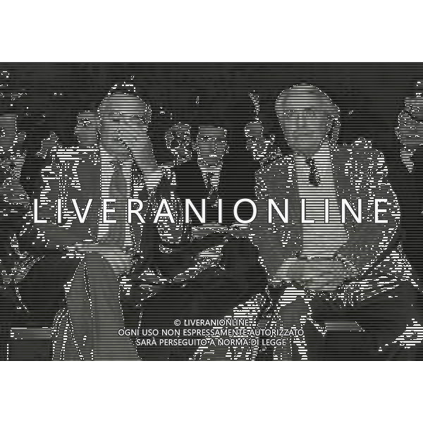 1992 MILANO GALA\' DEL CICLISMO NELLA FOTO CANDIDO CANNAVO\' E VINCENZO TORRIANI AG ALDO LIVERANI SAS