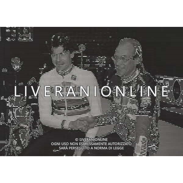 1992 MILANO GALA\' DEL CICLISMO NELLA FOTO GIANNI BUGNO E LAURENT FIGNON AG ALDO LIVERANI SAS