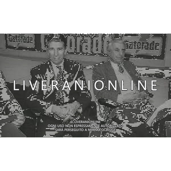 1992 MILANO GALA\' DEL CICLISMO NELLA FOTO FELICE GIMONDI E VINCENZO TORRIANI AG ALDO LIVERANI SAS