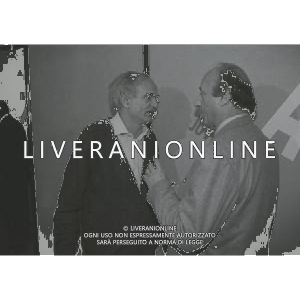 1995 MILANO SESSIONE ESTIVA DEL CALCIO MERCATO HOTEL FORTE CREST NELLA FOTO LUCIANO MOGGI E SANDRO MAZZOLA AG ALDOLIVERANI SAS