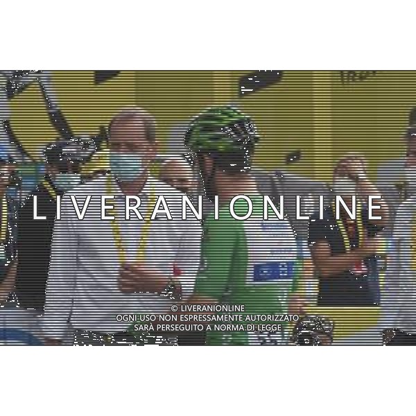 10-07-2021 Tour De France; Tappa 14 Carcassonne - Quillan; 2021, Deceuninck - Quick Step; Cavendish, Mark; Prudhomme, Christian; Quillan; ©SIROTTI/AGENZIA ALDO LIVERANI SAS