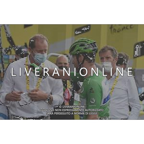 10-07-2021 Tour De France; Tappa 14 Carcassonne - Quillan; 2021, Deceuninck - Quick Step; Cavendish, Mark; Prudhomme, Christian; Quillan; ©SIROTTI/AGENZIA ALDO LIVERANI SAS