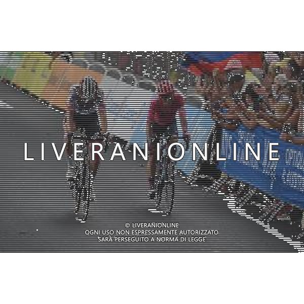 10-07-2021 Tour De France; Tappa 14 Carcassonne - Quillan; 2021, Bora - Hansgrohe; 2021, Ef Education - Nippo; Konrad, Patrick; Higuita, Sergio; Quillan; ©SIROTTI/AGENZIA ALDO LIVERANI SAS