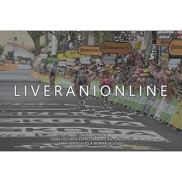 10-07-2021 Tour De France; Tappa 14 Carcassonne - Quillan; 2021, Bora - Hansgrohe; 2021, Ef Education - Nippo; Konrad, Patrick; Higuita, Sergio; Quillan; ©SIROTTI/AGENZIA ALDO LIVERANI SAS