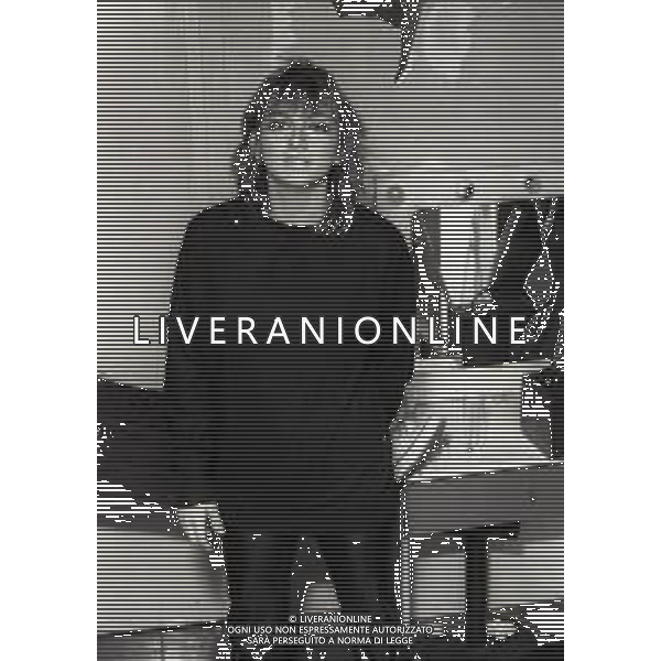 RETROSPETTIVA GIANNA NANNINI CANTANTE NELLA FOTO GIANNA NANNINI A MILANO NELL\'ANNO 1981 AG ALDO LIVERANI SAS