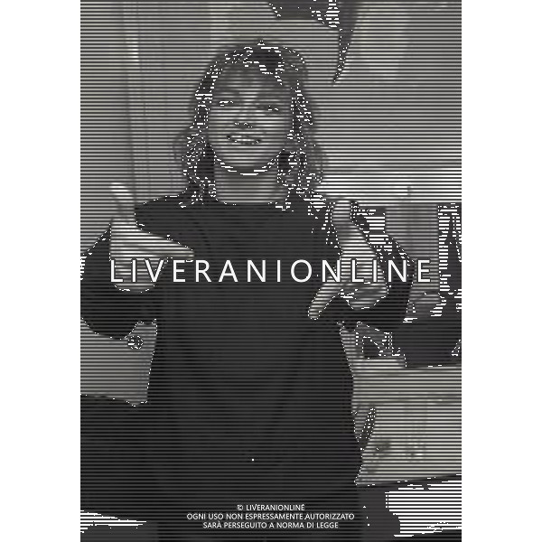 RETROSPETTIVA GIANNA NANNINI CANTANTE NELLA FOTO GIANNA NANNINI A MILANO NELL\'ANNO 1981 AG ALDO LIVERANI SAS