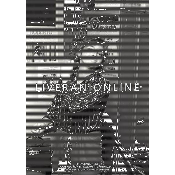 RETROSPETTIVA GIANNA NANNINI CANTANTE NELLA FOTO GIANNA NANNINI A MILANO NELL\'ANNO 1981 AG ALDO LIVERANI SAS