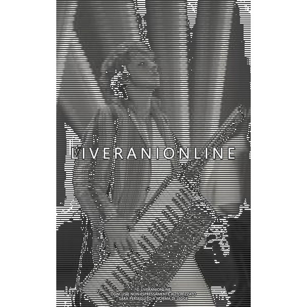 RETROSPETTIVA GIANNA NANNINI CANTANTE NELLA FOTO GIANNA NANNINI A SAINT VINCENT NELL\'ANNO 1981 AG ALDO LIVERANI SAS