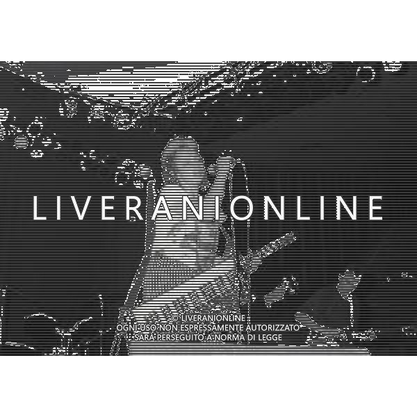 RETROSPETTIVA GIANNA NANNINI CANTANTE NELLA FOTO GIANNA NANNINI A MILANO NELL\'ANNO 1983 AG ALDO LIVERANI SAS