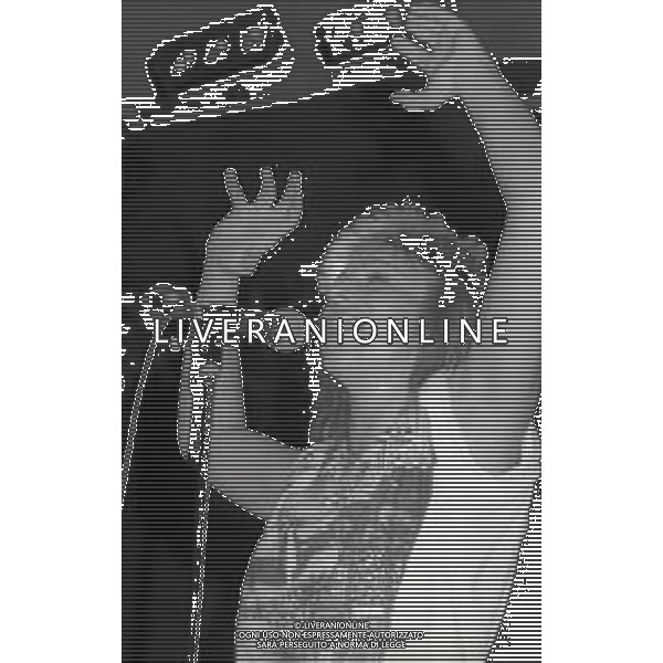 RETROSPETTIVA GIANNA NANNINI CANTANTE NELLA FOTO GIANNA NANNINI A MILANO NELL\'ANNO 1983 AG ALDO LIVERANI SAS