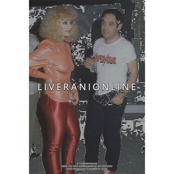 RAFFAELLA CARRA\' CANTANTE E ATTRICE - RETROSPETTIVA NELLA FOTO CON GIANNI BONCOMPAGNI NEL 1978 ©ARCHIVIO GIOVANNI LIVERANI /AG. ALDO LIVERANI SAS