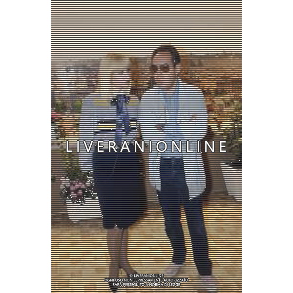 RAFFAELLA CARRA\' CANTANTE E ATTRICE - RETROSPETTIVA NELLA FOTO CON GIANNI BONCOMPAGNI NEL 1983 ©ARCHIVIO GIOVANNI LIVERANI /AG. ALDO LIVERANI SAS