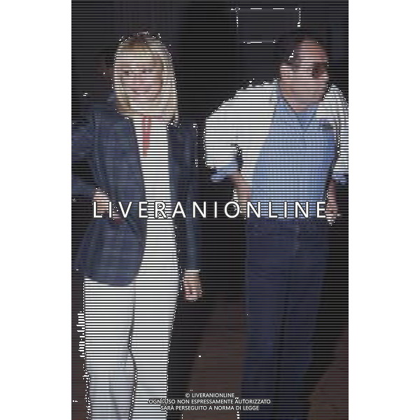 RAFFAELLA CARRA\' CANTANTE E ATTRICE - RETROSPETTIVA NELLA FOTO CON GIANNI BONCOMPAGNI NEL 1983 ©ARCHIVIO GIOVANNI LIVERANI /AG. ALDO LIVERANI SAS
