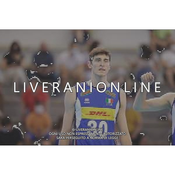 MarianiL/LMedia - Friendly match 2021 - Italy vs Argentina - Italian Volleyball National Team 10 July 2021 - Palasport Cisterna, cisterna, Italy Photo showing: Leandro Mosca (Italy) @MarianiL/LMedia/AG. ALDO LIVERANI SAS
