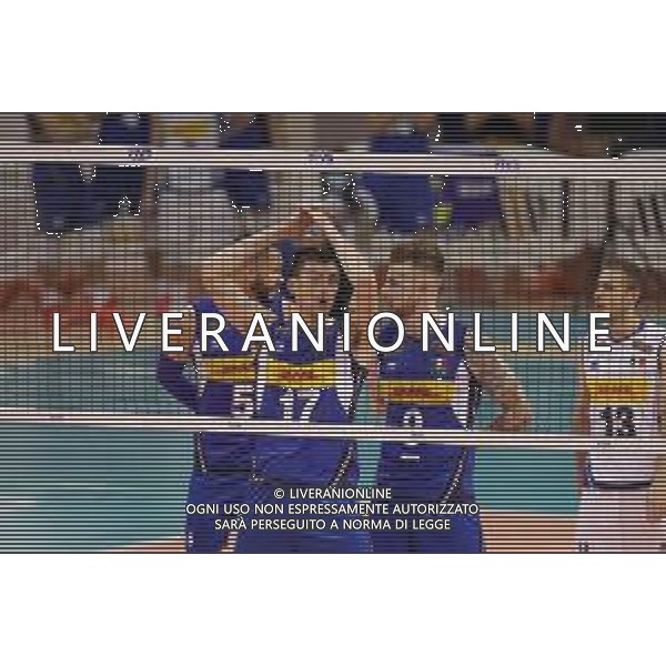MarianiL/LMedia - Friendly match 2021 - Italy vs Argentina - Italian Volleyball National Team 10 July 2021 - Palasport Cisterna, cisterna, Italy Photo showing: Simone Anzani (Italy) @MarianiL/LMedia/AG. ALDO LIVERANI SAS