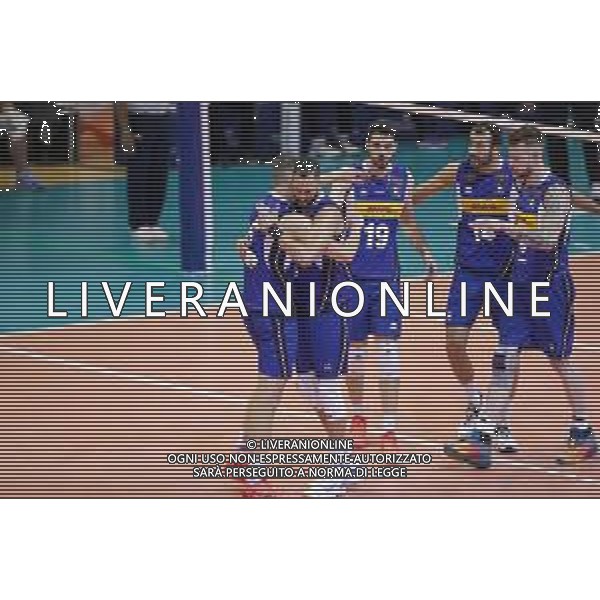 MarianiL/LMedia - Friendly match 2021 - Italy vs Argentina - Italian Volleyball National Team 10 July 2021 - Palasport Cisterna, cisterna, Italy Photo showing: Italy exultation @MarianiL/LMedia/AG. ALDO LIVERANI SAS