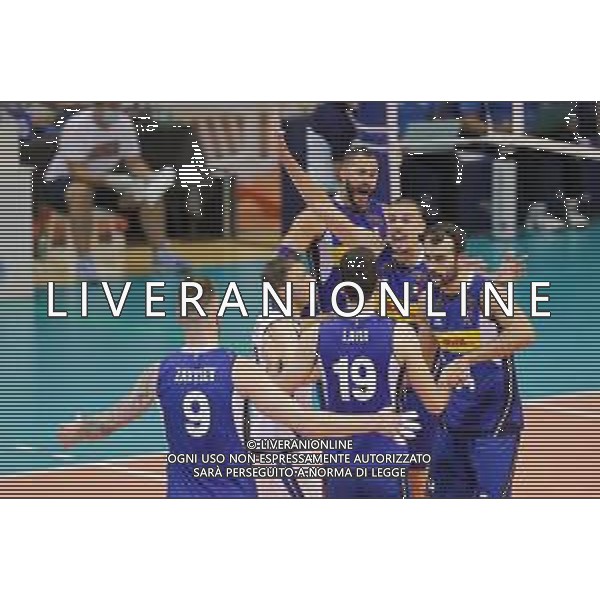 MarianiL/LMedia - Friendly match 2021 - Italy vs Argentina - Italian Volleyball National Team 10 July 2021 - Palasport Cisterna, cisterna, Italy Photo showing: Italy exultation @MarianiL/LMedia/AG. ALDO LIVERANI SAS