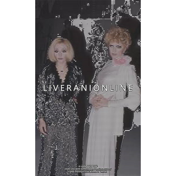 RAFFAELLA CARRA\' CANTANTE E ATTRICE - RETROSPETTIVA NELLA FOTO CON MINA MAZZINI A \'MILLELUCI\' NEL 1974 ©ARCHIVIO GIOVANNI LIVERANI /AG. ALDO LIVERANI SAS