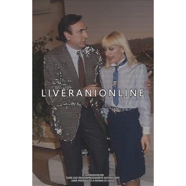 RAFFAELLA CARRA\' CANTANTE E ATTRICE - RETROSPETTIVA NELLA FOTO CON PIPPO BAUDO NEL 1987 ©ARCHIVIO GIOVANNI LIVERANI /AG. ALDO LIVERANI SAS