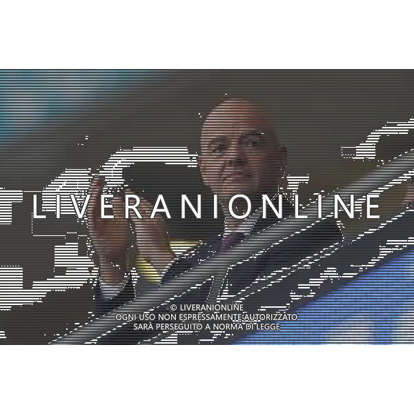 Finale del Campionato Europeo UEFA EURO 2020 ITALIA - INGHILTERRA del 11/07/2021 - nella foto: Gianni Infantino in tribuna ©Claudio Zamagni/Agenzia Aldo Liverani s.a.s. during European UEFA Championship - UEFA Euro 2020 final soccer match between Italy and England at Wembley Stadium in London on July 11 2021 photo credit by Claudio Zamagni/Aldo Liverani Photo Agency/AGENZIA ALDO LIVERANI SAS