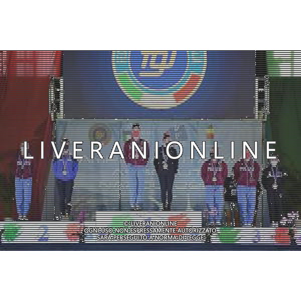 TomasiF/LMedia - Ginnastica artistica - Campionati Assoluti 2021 - Ginnastica 11 luglio 2021 - PalaVesuvio, Napoli, Italia Nella foto: Podi femminili Parallele e Volteggio @TomasiF/LMedia/AGENZIA ALDO LIVERANI SAS