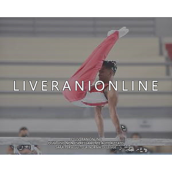 TomasiF/LMedia - Ginnastica artistica - Campionati Assoluti 2021 - Ginnastica 11 luglio 2021 - PalaVesuvio, Napoli, Italia Nella foto: Lay Giannini (Giovanile Ancona) parallele pari @TomasiF/LMedia/AGENZIA ALDO LIVERANI SAS