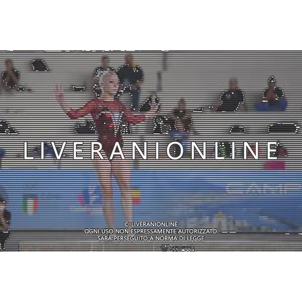 TomasiF/LMedia - Ginnastica artistica - Campionati Assoluti 2021 - Ginnastica 11 luglio 2021 - PalaVesuvio, Napoli, Italia Nella foto: Martina Maggio (Fiamme Oro) trave @TomasiF/LMedia/AGENZIA ALDO LIVERANI SAS