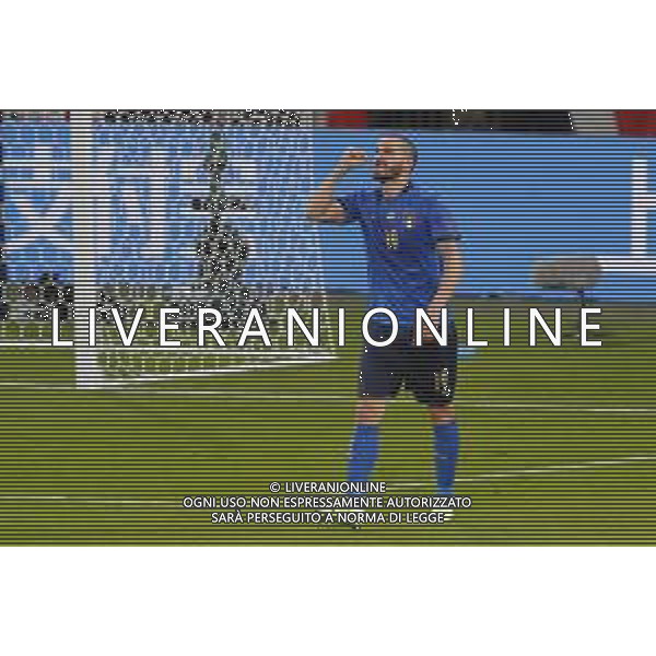 Finale del Campionato Europeo UEFA EURO 2020 ITALIA - INGHILTERRA del 11/07/2021 - nella foto: Bonucci Leonardo(Italia)esultanza dopo il gol ©Claudio Zamagni/Agenzia Aldo Liverani s.a.s. during European UEFA Championship - UEFA Euro 2020 final soccer match between Italy and England at Wembley Stadium in London on July 11 2021 photo credit by Claudio Zamagni/Aldo Liverani Photo Agency/AGENZIA ALDO LIVERANI SAS
