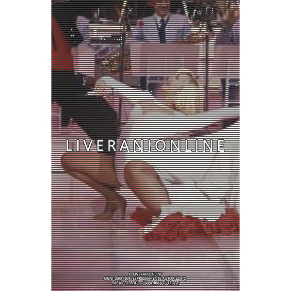 RAFFAELLA CARRA\' CANTANTE E ATTRICE - RETROSPETTIVA NELLA FOTO NEL 1987 A \'DOMENICA IN\' ©ARCHIVIO GIOVANNI LIVERANI /AG. ALDO LIVERANI SAS