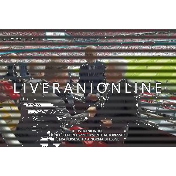 Il Presidente Sergio Mattarella alla finale degli Europei di Calcio Italia - Inghilterra allo Stadio Wembley di Londra 11.07.2021 ©Ufficio per la Stampa e la Comunicazione della Presidenza della Repubblica/AGENZIA ALDO LIVERANI SAS