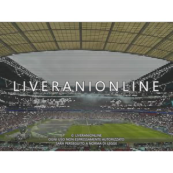 Il Presidente Sergio Mattarella alla finale degli Europei di Calcio Italia - Inghilterra allo Stadio Wembley di Londra 11.07.2021 nella foto veduta panoramica interno dello stadio ©Ufficio per la Stampa e la Comunicazione della Presidenza della Repubblica/AGENZIA ALDO LIVERANI SAS