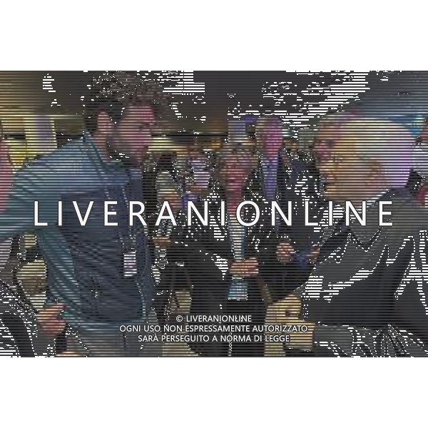 Il Presidente Sergio Mattarella alla finale degli Europei di Calcio Italia - Inghilterra allo Stadio Wembley di Londra 11.07.2021 nella foto con Matteo Berrettini ©Ufficio per la Stampa e la Comunicazione della Presidenza della Repubblica/AGENZIA ALDO LIVERANI SAS