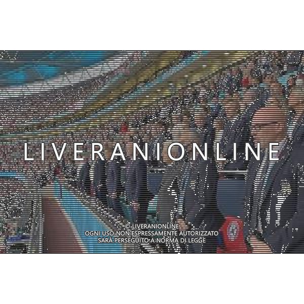 Il Presidente Sergio Mattarella alla finale degli Europei di Calcio Italia - Inghilterra allo Stadio Wembley di Londra 11.07.2021 ©Ufficio per la Stampa e la Comunicazione della Presidenza della Repubblica/AGENZIA ALDO LIVERANI SAS