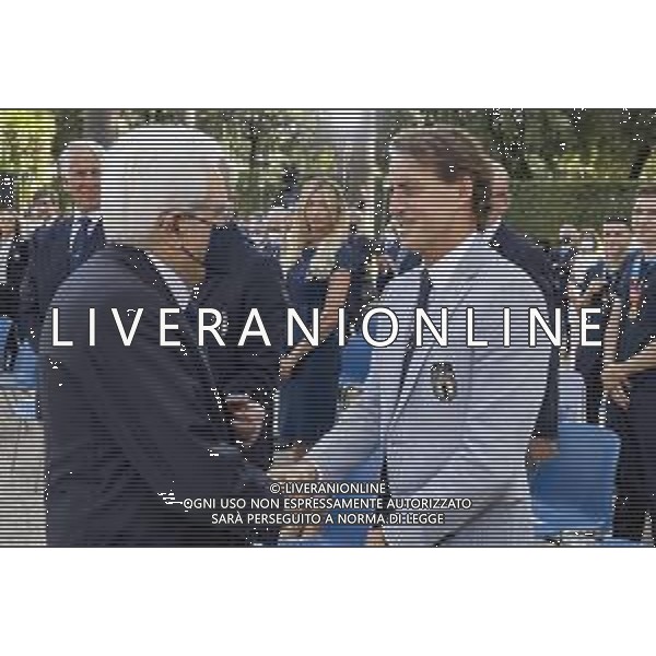 Il Presidente della Repubblica, Sergio Mattarella, ha ricevuto al Quirinale la Nazionale italiana di Calcio vincitrice degli Europei UEFA Euro 2020 e il tennista Matteo Berrettini, finalista al Torneo di Wimbledon - Roma 12.07.2021 Nella foto Roberto mancini ©Ufficio per la Stampa e la Comunicazione della Presidenza della Repubblica/AGENZIA ALDO LIVERANI SAS