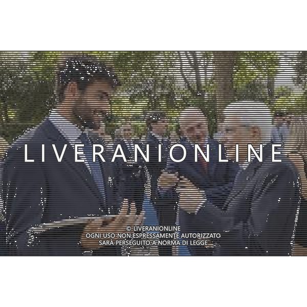 Il Presidente della Repubblica, Sergio Mattarella, ha ricevuto al Quirinale la Nazionale italiana di Calcio vincitrice degli Europei UEFA Euro 2020 e il tennista Matteo Berrettini, finalista al Torneo di Wimbledon - Roma 12.07.2021 ©Ufficio per la Stampa e la Comunicazione della Presidenza della Repubblica/AGENZIA ALDO LIVERANI SAS