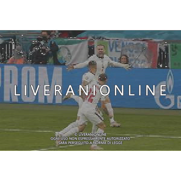 Finale del Campionato Europeo UEFA EURO 2020 ITALIA - INGHILTERRA del 11/07/2021 - nella foto: esultanza Luke Shaw(Inghilterra)dopo il goal ©Claudio Zamagni/Agenzia Aldo Liverani s.a.s. Luke Shaw(Inghilterra) celebrates after scoring a goalduring European UEFA Championship - UEFA Euro 2020 final soccer match between Italy and England at Wembley Stadium in London on July 11 2021 photo credit by Claudio Zamagni/Aldo Liverani Photo Agency