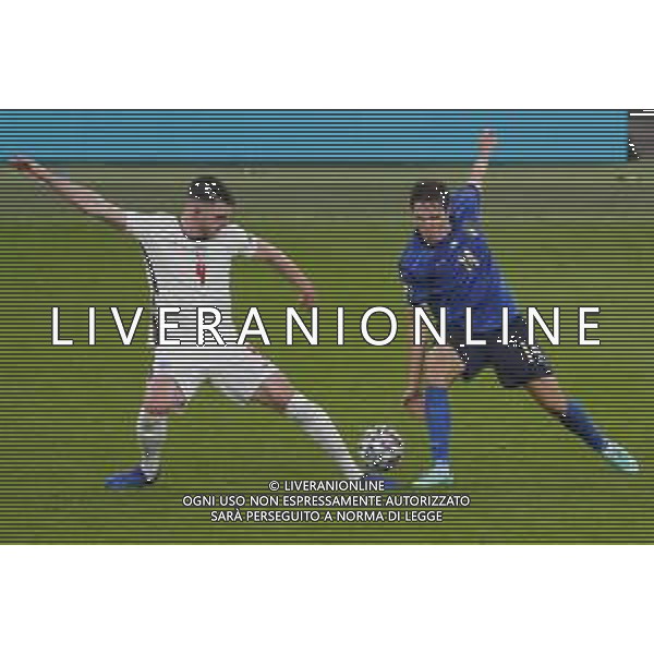 Finale del Campionato Europeo UEFA EURO 2020 ITALIA - INGHILTERRA del 11/07/2021 - nella foto: Chiesa Federico(Italia) Declan Rice(Inghilterra) ©Claudio Zamagni/Agenzia Aldo Liverani s.a.s. Chiesa Federico(Italia) Declan Rice(Inghilterra) during European UEFA Championship - UEFA Euro 2020 final soccer match between Italy and England at Wembley Stadium in London on July 11 2021 photo credit by Claudio Zamagni/Aldo Liverani Photo Agency