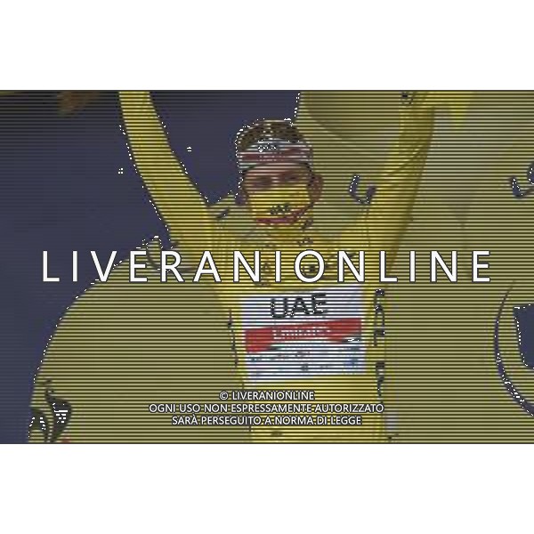 13-07-2021 Tour De France; Tappa 16 Pas De La Case - Saint Gaudens; 2021, Uae - Emirates; Pogacar, Tadej; Saint Gaudens; ©SIROTTI/AGENZIA ALDO LIVERANI SAS