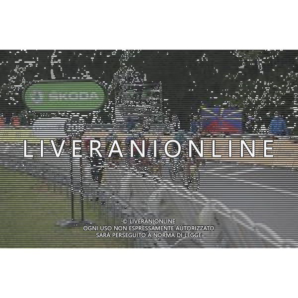 13-07-2021 Tour De France; Tappa 16 Pas De La Case - Saint Gaudens; 2021, Uae - Emirates; 2021, Ef Education - Nippo; 2021, Jumbo - Visma; Pogacar, Tadej; Uran, Rigoberto; Vingegaard, Jonas; Van Aert, Wout; Saint Gaudens; ©SIROTTI/AGENZIA ALDO LIVERANI SAS