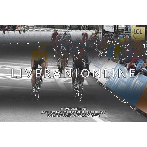 13-07-2021 Tour De France; Tappa 16 Pas De La Case - Saint Gaudens; 2021, Uae - Emirates; 2021, Ineos Grenadiers; Pogacar, Tadej; Carapaz Antonio, Richard Antonio; Saint Gaudens; ©SIROTTI/AGENZIA ALDO LIVERANI SAS